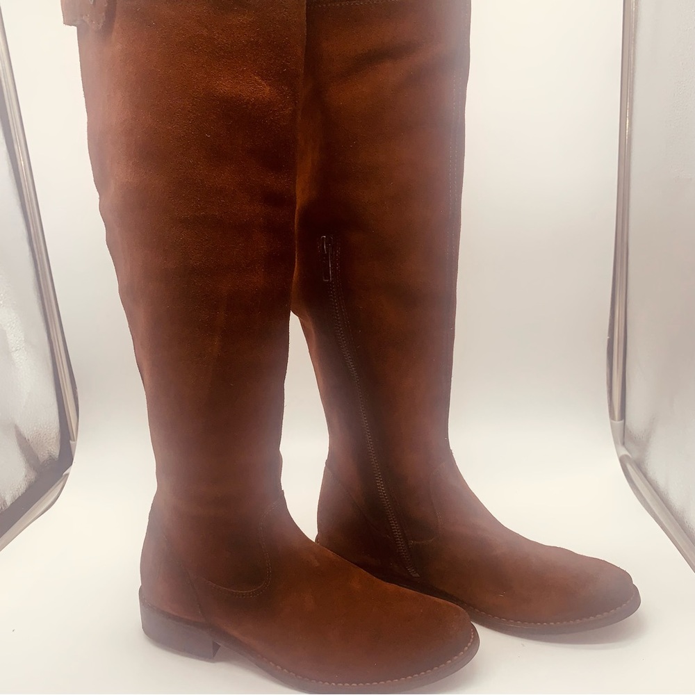Frye Shirley Tall Suede Boots Sz6.5